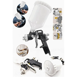Proxtech Premium Kalite Üstten Depolu Profesyonel 600 Cc Boya Sprey Tabancası 1.8mm